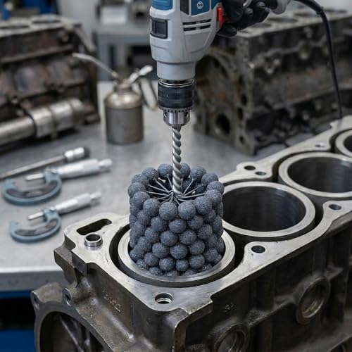 2" (50.8mm) Cylinder Ball Hone Tool with 240 Grit Silicon Carbide 2" (50.8mm)
