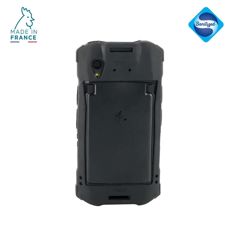 Mobilis Rugged Case for Zebra TC21 TC26, Military Grade Shockproof Protective Cover for TC21/TC26 Mobile Touch Computer, Handheld Barcode Scanner Shell, Made with Recycled Materials, Black Coque Seule
