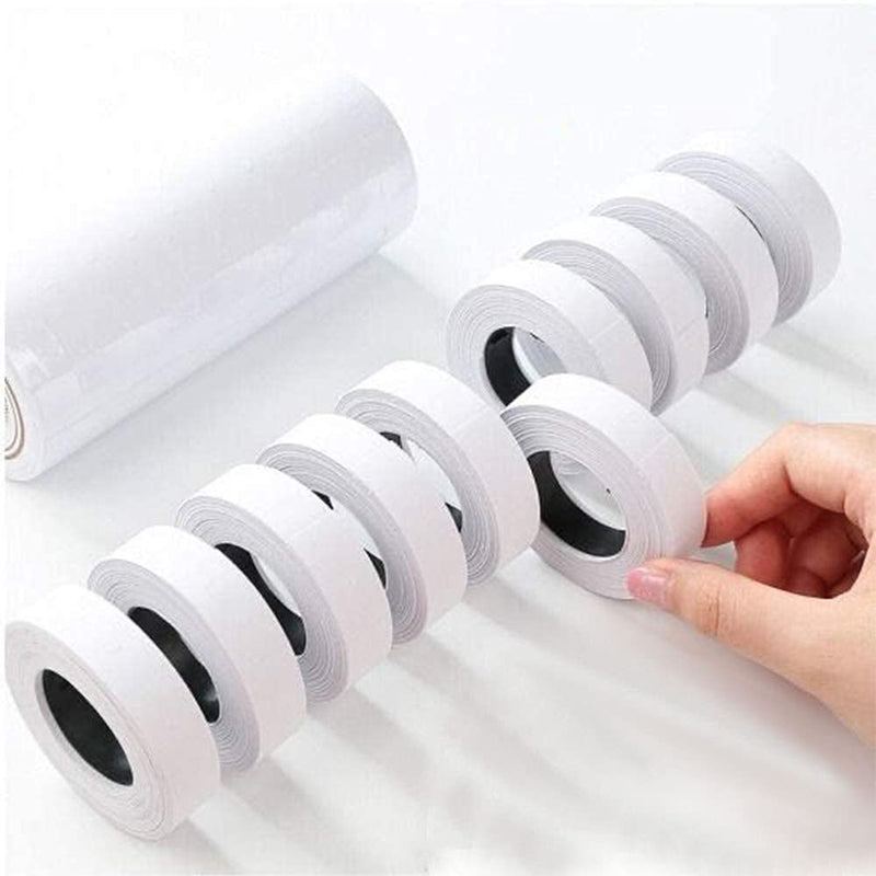 JIAYING Double Line Price Label Paper for MX-6600，20 Rolls ofWhite Price Label Paper 20 Rolls Paper