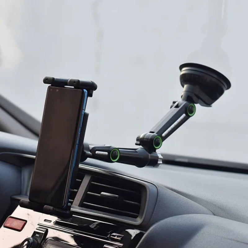 Car Universal Tablet Holder Suction Cup Mount for iPad pro Air4-13'' Xiaomi Tablet SUV Truck Vehicle Lift Windshield Window (Black) Black