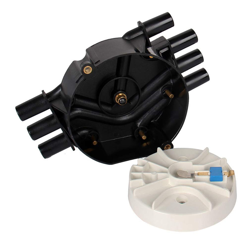 D328A D465 DR475 DR331 Brass Terminals Distributor Cap and Rotor Kit Compatible With Chevrolet GMC Oldsmobile Cadillac 1995-2007 10452457 10452458