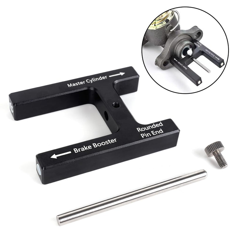 Brake Adjustment Tool Brake Booster Push Rod Adjustment Tool Master Cylinder Push Rod Length Gauge Suit for Most Brake Boosters with Adjustable Pins