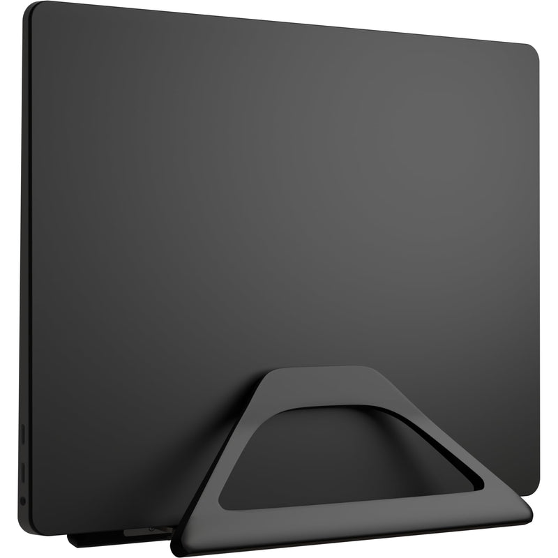 Elestoria Vertical Laptop Stand Holder- Adjustable Laptop Holder Vertical fits All MacBook, Chromebook & Gaming Laptops - Black