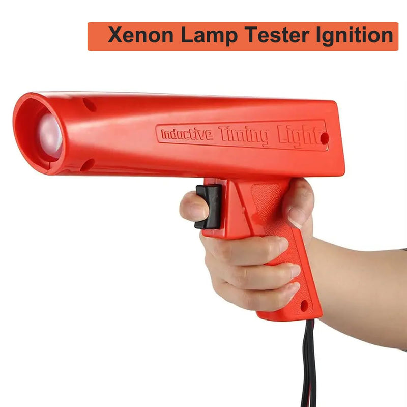 Xenon Lamp Tester Ignition Pistol Grip Inductive Petrol Engine Checking Ignition Timing Lamp for Motorcycle Car