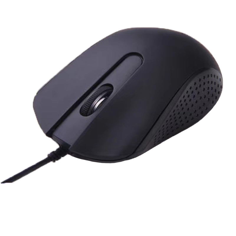 Wired USB Computer Mouse-Wired Mouse with Ergonomic Design, USB Computer Mouse for Laptops and PCs,Office and Home Mice (Black, Wired)