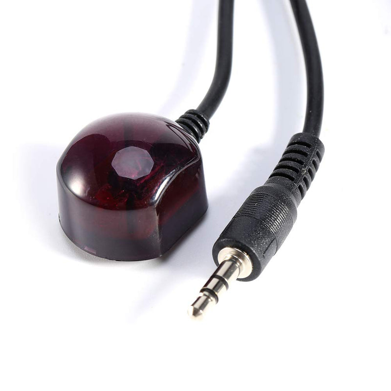 IR Receiver Extender, Universal IR Repeater with 3.5mm Plug, Infrared Remote Emitter for 38 to 56kHz AV Equipment, STB Boxes