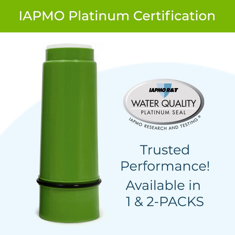 WaterChef Shower Filter Replacement Cartridge RCSF-7 | for SF-7C & SF-7C-ECO Systems | NSF/ANSI Certified 96.6% Chlorine Reduction | ThermalGuard™ Technology | 10,000-Gallon Capacity | Made in USA