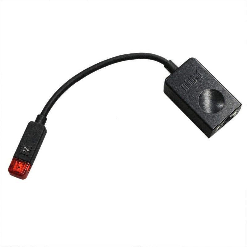 RJ45 Ethernet Extension Adapter Dongle Cable 04X6435 Relacement for Lenovo ThinkPad P1 Gen 1 20MD 20ME/X1 Carbon 2nd/3rd/5th Gen/X1 Yoga 2nd/3rd Gen/L390/L390 Yoga SC10A39882BD 5C10Y97178