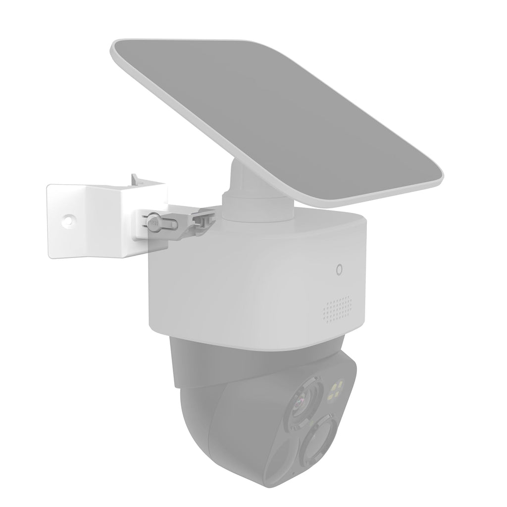 Corner Mount Bracket for Eufy Security SoloCam S340, Solar Panel Security Camera (White) White