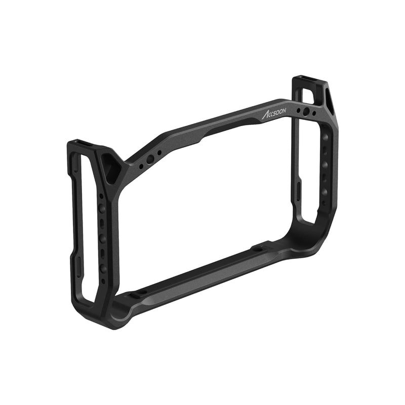 Accsoon CineView M7/M7 Pro 7 inch Camera Field Monitor Cage& Sunshade Kit for CineView M7 Pro Wireless Video Transmission System with Multiple Anti-Rotation 1/4” Mounts, Weight 222g