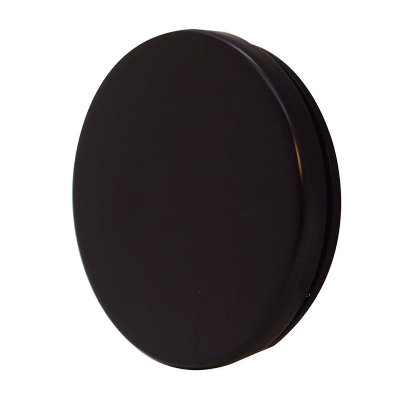 Westbrass D980R-2-62 Floating No-Hole Bath Waste Overflow Faceplate and Adaptor, Matte Black (2-Pack) 2 Pack
