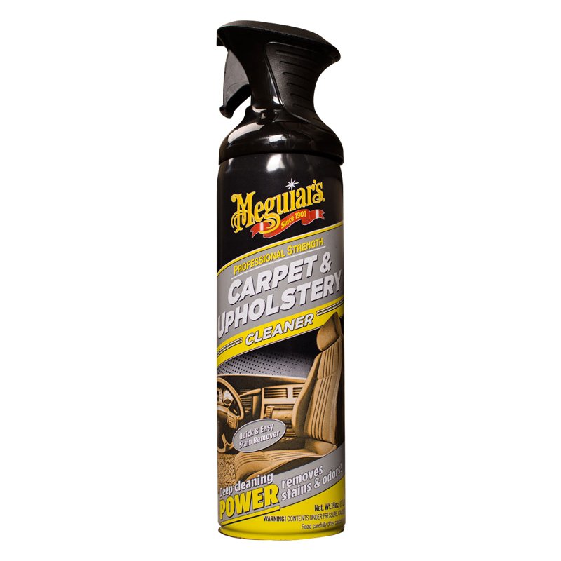 Meguiar's Carpet & Upholstery Cleaner – Deep Cleaning Power Removes Stains and Odors – G9719, 19 oz