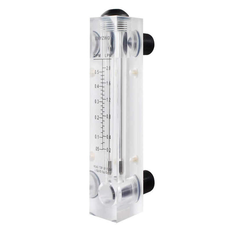Tubig Liquid Daloy ng Metro Flowmeter 1/2 PT Thread M-15 0.05-0.5GPM 0.2-2LPM