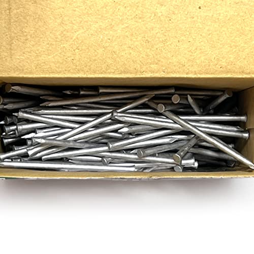Huttig-Grip Heavy Duty Casing Nail 8d 2-1/2 inches Finish Trim Series for Window and Door Frame Assembly, OG Outdoor Galvanized, 1 lb Pack of 133 Nails Apprx. 2-1/2 inches - 1 lb Pack