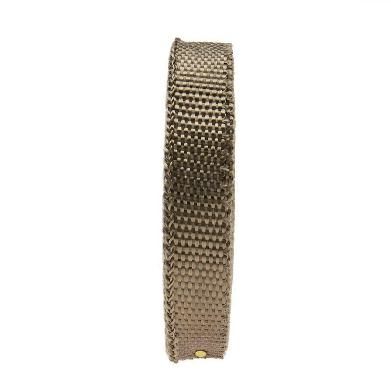 Xinhan 2" x15ft/2" x25ft/2" x50ft/1" x15ft/1" x25ft/1" x50ft Titanium Fiber Pipe Insulation Wrap Heat Exhaust Wrap with Stainless Steel Zip Ties (1" x 15ft) 1" x 15ft
