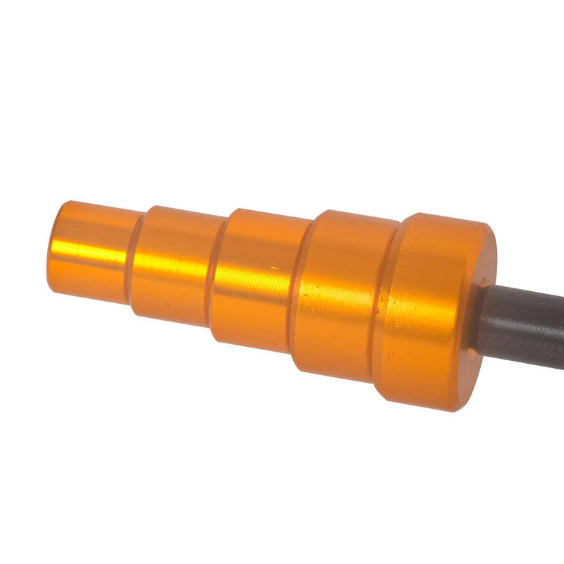 Motorcycle Piston Pin Puller for Full Skirt Piston, Upadated Wrist Pin Puller for Piston,Heavy-Duty Small Engine with 5 Adapters for 11mm, 13mm, 16mm, 19mm, 22mm Pins in Gold