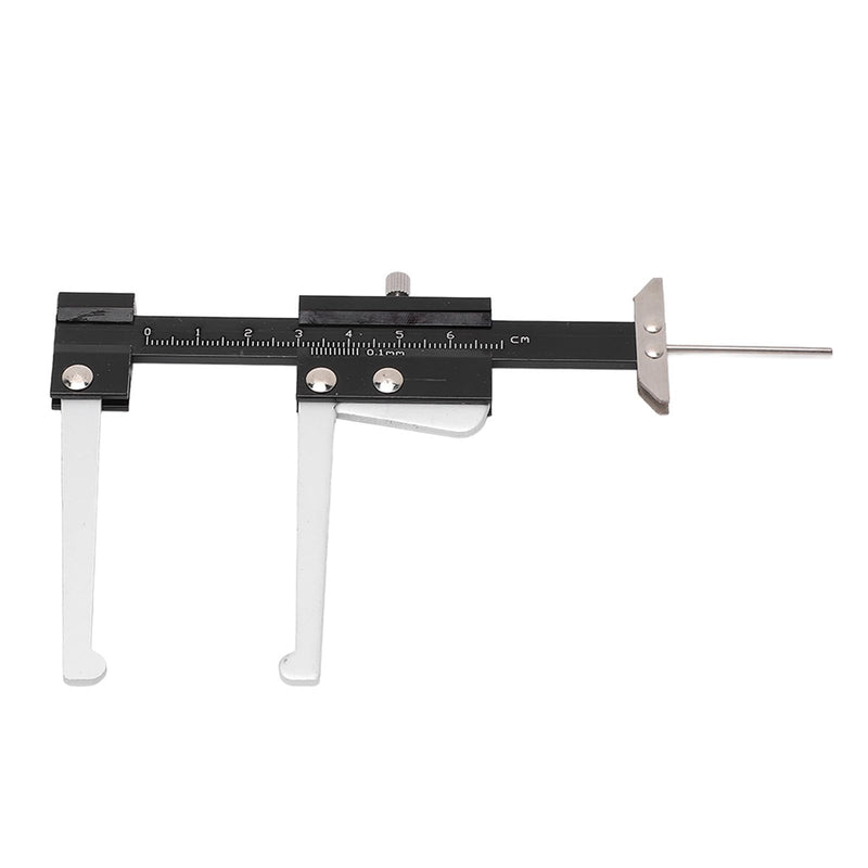 Disc Brake Micrometer Metric Brake Disc Depth Measuring Caliper, 0-60mm High Precise Tire Tread Depth Gauge 0.1mm Accuracy Portable, Manual Auto Brake Disc Depth Gauge