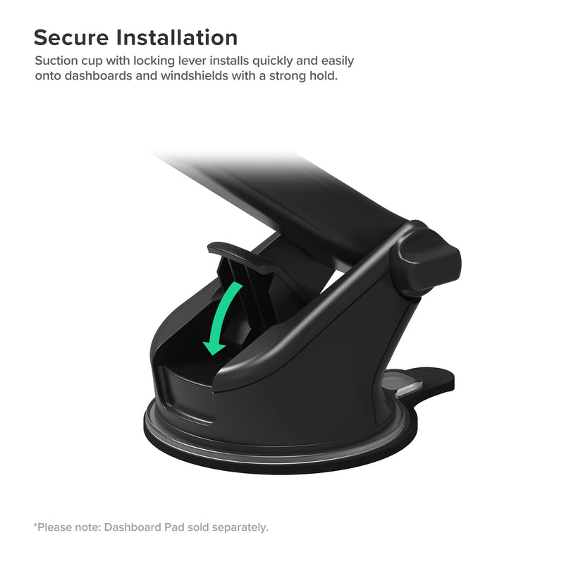 iOttie Auto Sense Qi Wireless Car Charger + Extra Mounting Base - Automatic Clamping Wireless Charging CD & Air Vent Phone Mount for Google Pixel, iPhone, Samsung Galaxy, Huawei, LG, & Smartphones Auto Sense Air Vent/CD Mount + Dashboard Mounting Base