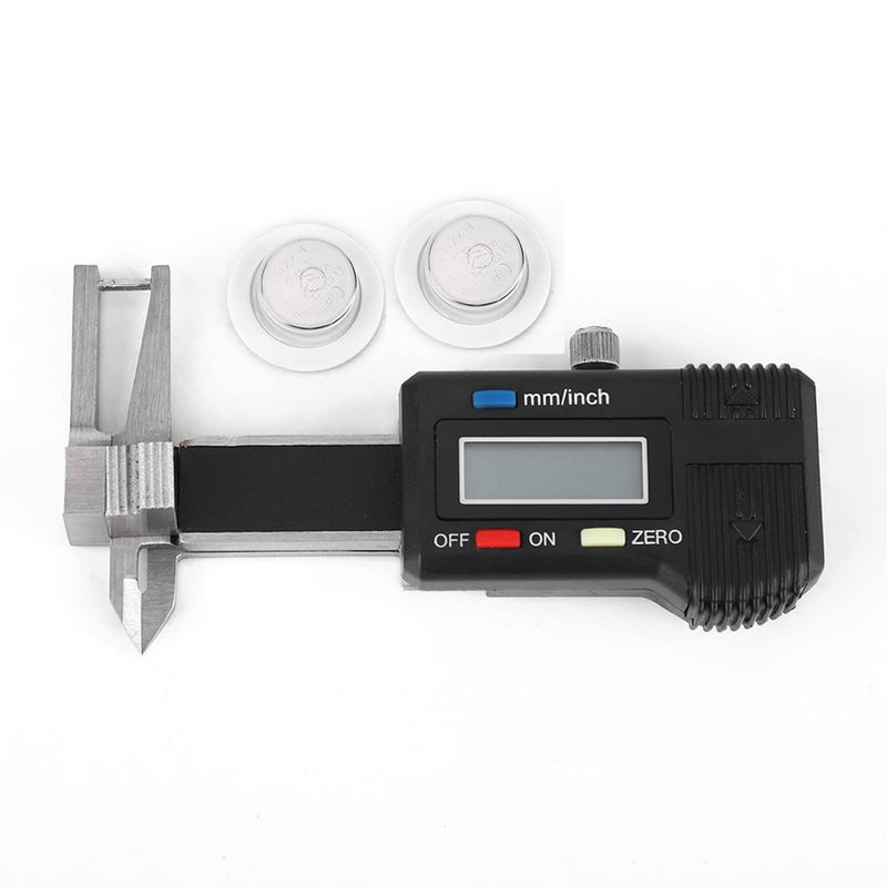 Electronic Digital Caliper, 1.5V Stainless Steel Micro Electronic Digital Display Triple Use Ruler Thickness Measuring Caliper 0~25mm Measuring Range, 0.03mm Accuracy