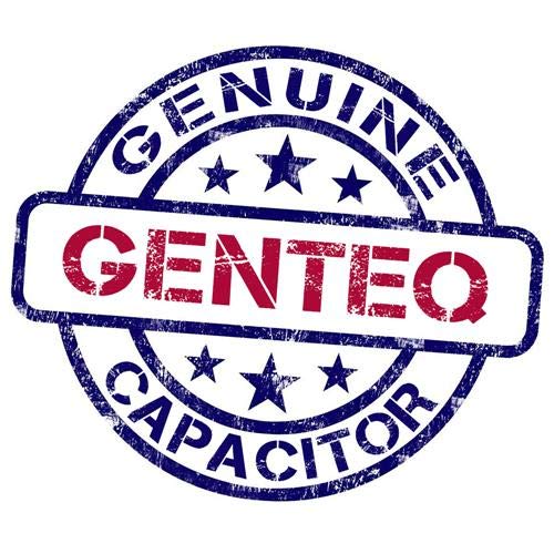 GE/Genteq Z97F9973/97F9973-55 + 7.5 uf MFD 370 Volt VAC Genteq Replacement Round Dual Run Capacitor