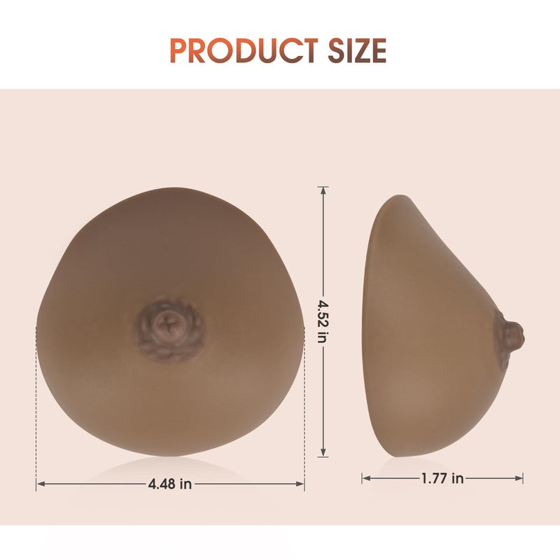 SimCoach Lactation Breast Model, Artificial Breast for Breastfeeding, Silicone Breast Model for Education, Lactating Teaching Tool, Nursing Training, Black
