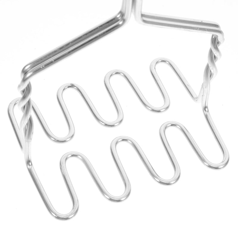 Hemoton Stainless Steel Potato Masher with Non-Slip Handle, Versatile Kitchen Tool for Mashing Potatoes, Vegetables, and Fruits, Dishwasher Safe, 14.56 Inch