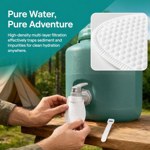 Outdoor Water Filtration Cotton Bag, 50 Piece Set