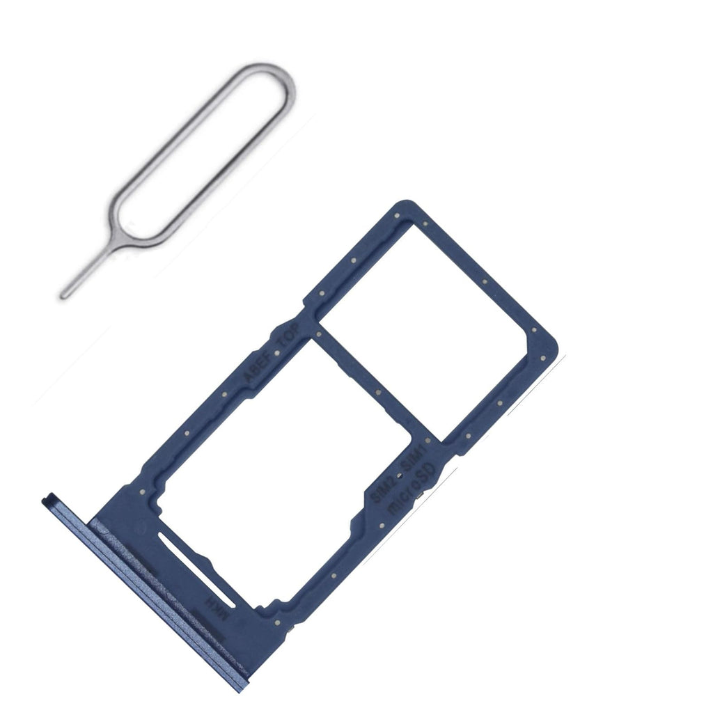 OEM SIM Card Tray SD Card Tray Holder Slot Replacement for Samsung Galaxy A25 5G SM-A256U (Blue)