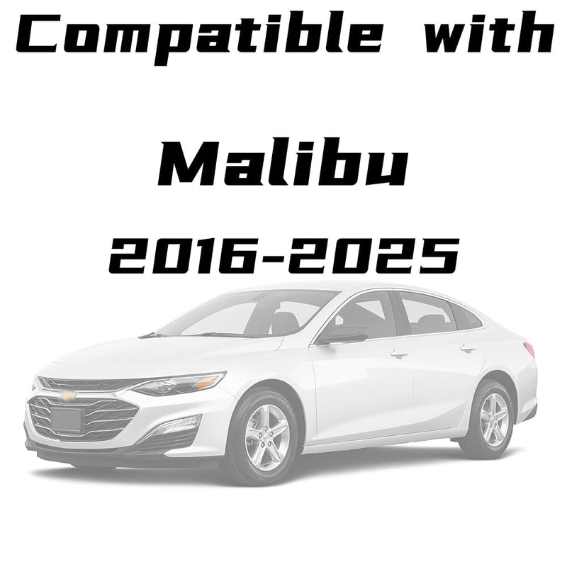 fit for Chevrolet Malibu Side Mirror Cover, fit for 2016 2017 2018 2019 2020 2021 2022 2023 2024 2025 Chevy Malibu Passenger Driver Side Glossy Black 84026842 84026841