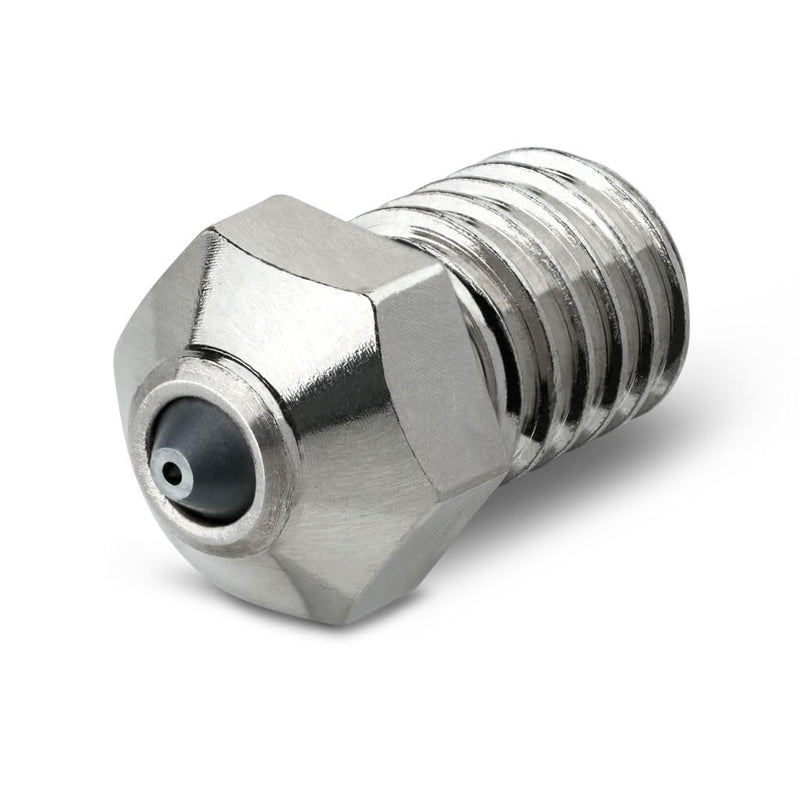 Tungsten Carbide Nozzle 0.4mm for E3D V6 Hotend, Prusa i3 MK3S / MINI, Anycubic i3 Mega/Kobra/Kobra Neo, High Thermal Conductivity Abrasion Resistance, Nickel Plated Copper Tungsten Carbide 0.4mm Nickel Plated Copper