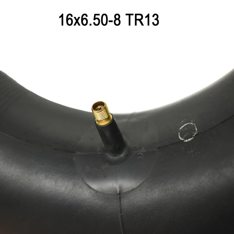 16x6.50-8 Heavy Duty Inner Tube TR-13 Straight Valve Stem for Mower,Tractor,Golf Cart,Garden Trailer and More (1-Pack) 16x6.50-8 TR13 1