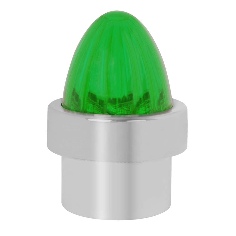 GG Grand General 94763 Green Chrome Aluminium Cap & Green Watermelon Lens for 1 Inch Bumper Guide