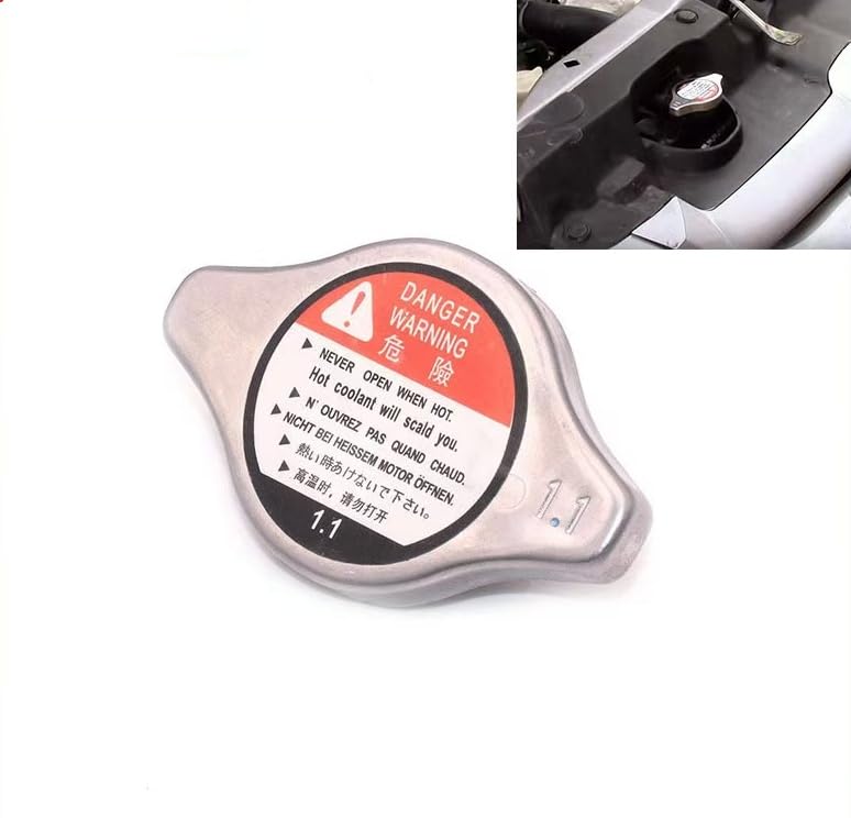 Honda Radiator Cap 19045-PAA-A01 - Compatible with 1994-2006 Accord, 1992-2005 Civic, 1997-2005 CRV, 1995-2007 Odyssey, 2003-2008 Pilot - Replacement Radiator Cap Cover