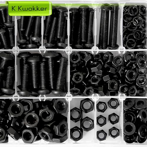 500Pcs M6 M8 Button Head Hex Socket Metric Screws Assortment Kit H. M6 M8