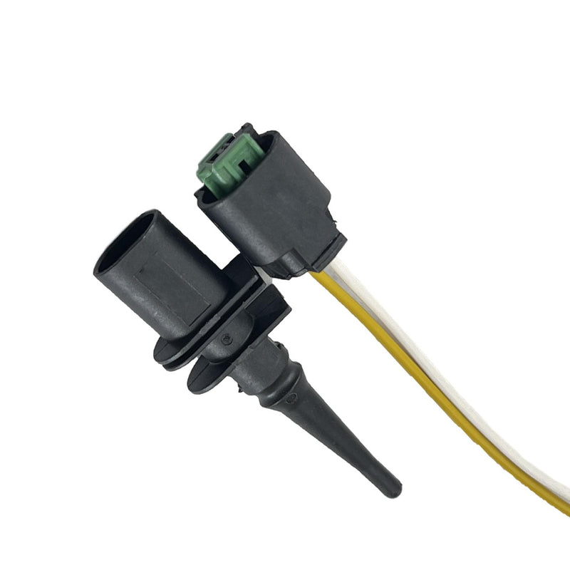 FainWan Ambient Outside Air Temperature Sensor with Connector Pigtail Plug 65816936953/65816905050 + 61132359999 Compatible with E46 E39 E38 X3 X5 Z4 1 3 4 5 6 7 Series