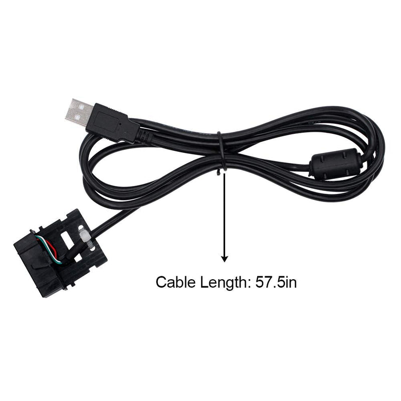PMKN4010 PMKN4010B USB Programming Cable Compatible for Motorola XPR5550 XPR4550 XPR4350 XPR5350 XPR8300 XPR4300 XPR4500 DR3000 XiR M8268 (Rear Connection)