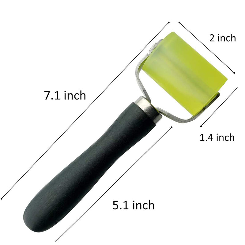 Rubber Seam Roller Car Sound Deadener Noise Filter Application, Sound Heat Insulation Mat Wallpaper Application, Wallpaper Roller for Auto Car Audio Sound Deadening Application 1
