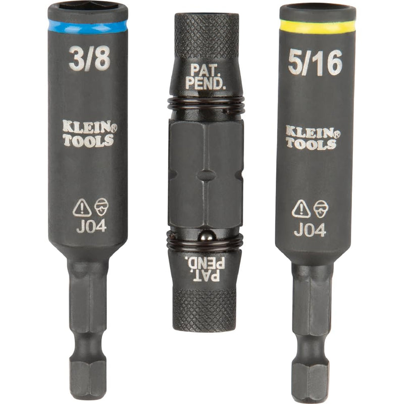 Klein Tools 32500HDRT KNECT Ratcheting Screwdriver, Multi-Bit Screwdriver / Nut Driver, Impact Rated 11-in-1 Tool with Phillips, Slotted, Square and Torx Tips