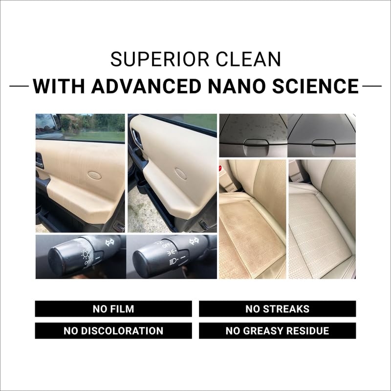 CAR GUYS Super Cleaner | Effective Car Interior Cleaner | Leather Car Seat Cleaner | Stain Remover for Carpet, Upholstery, Fabric, and Much More! | 18 Oz Kit 18 Ounces w/ Towel