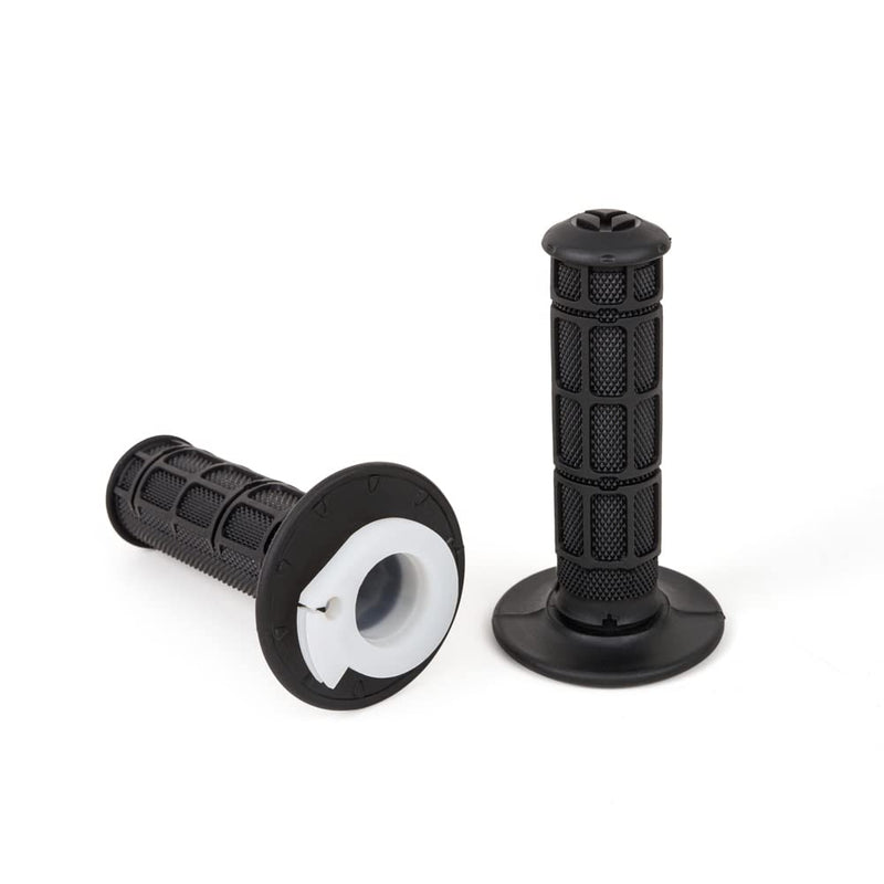 PUCKY New 7/8" 22mm Twist Throttle Accelerator Handle Grips and Cable Set with Kill On Off Switch for 50cc 110cc 150cc 250cc Mini Bike ATV Quad Pit Bike Dirtbike black out