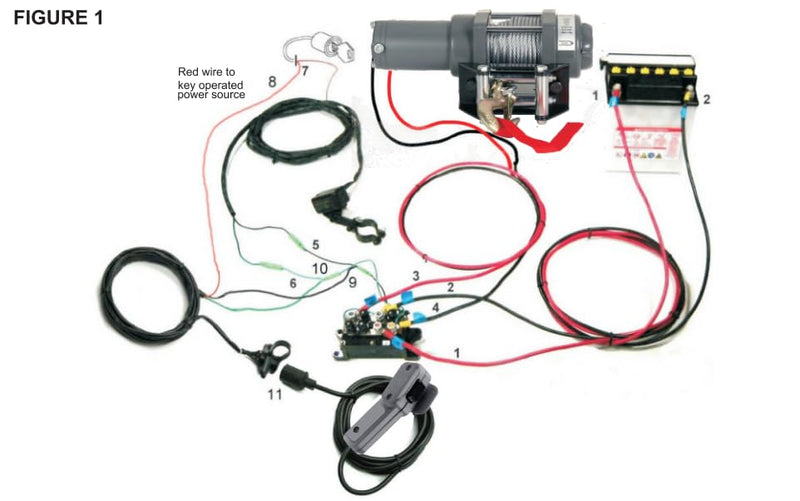 12V Winch Rocker Thumb Switch with Mounting Bracket Handle Bar Control Switch for KFI, WARN, Ramsey, SUPERWINCH, Champion, Venom, Badland etc.