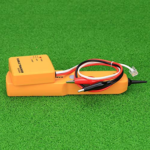 Cable Finder Tone Generator Probe Tracer Wire Tracker Cable Circuit Tester Features Alligator Clips RJ11 Plug Finding Tool