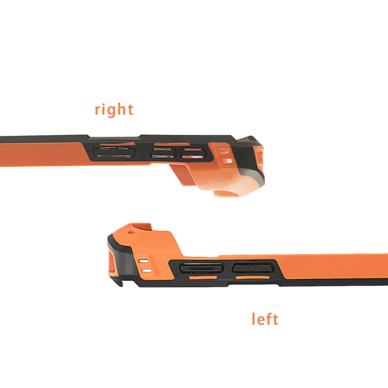 Protective Cover Case Rugged Boot with Hand Strap for Zebra TC51 TC52 TC56 TC57 TC510K,Case for Handheld Barcode Touch Mobile Computer,Scanner Accessories (Orange) Orange
