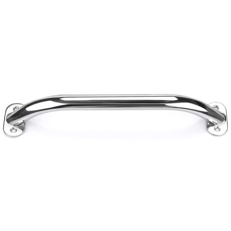 12" Oval Handrail Polished Grab Handle Stainless Steel Handrail for Marine Yacht/RV (2PCS)