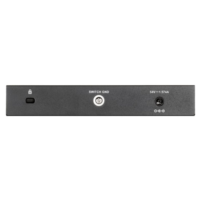 D-Link 8-Port Gigabit Smart Managed PoE+ Switch —8 PoE+ Ports (64W)—L2—VLANs—Cable Diagnostics —Web Managed —Desktop —Fanless—NDAA Compliant —Lifetime Protection (DGS-1100-08PV2)