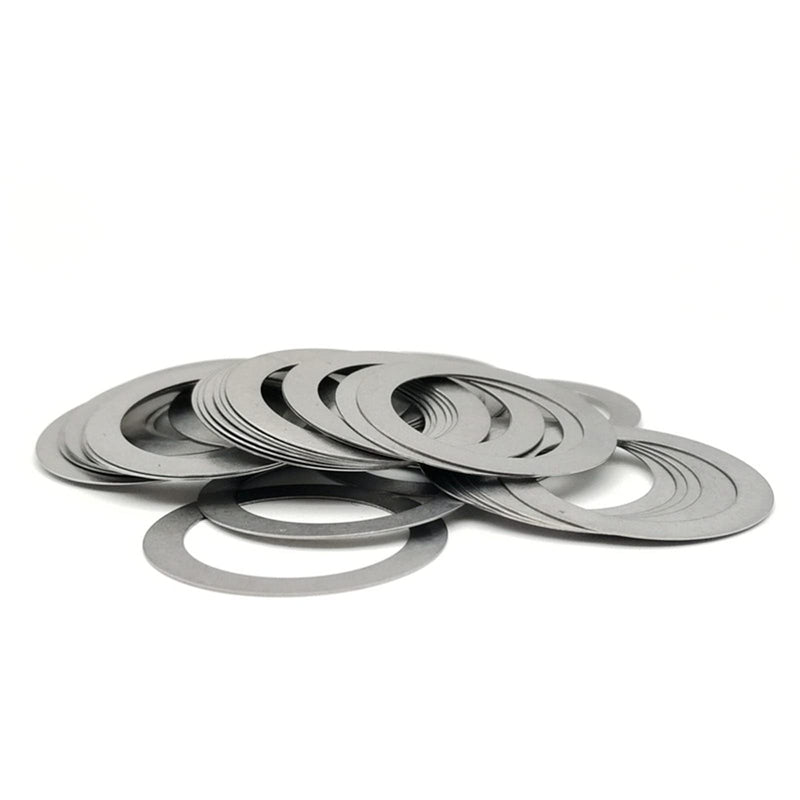 KALESYUJIN-40PCS S:0.1-10pcs/0.2-10pcs/0.3-10pcs/0.5-10pcs DIN988 Metal Shim Washers Stainless Steel Ultrathin Gasket Thin Flat Washer (18 * 25) 18*25