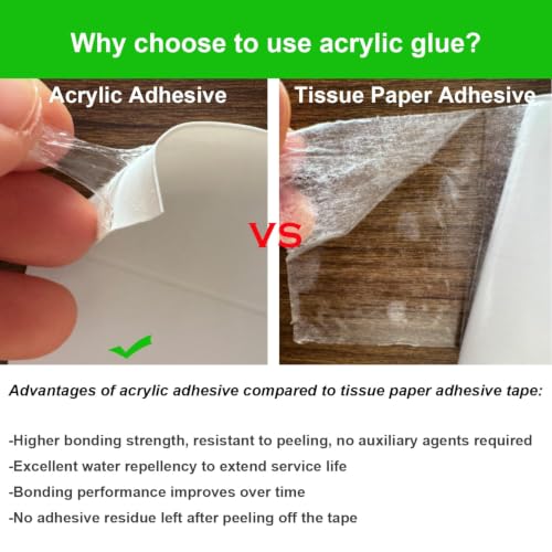 2.36" * 10.5' Kitchen & Bath Tape Caulk Strip Widened Upgraded Acrylic Glue PVC Self Adhesive Waterproof Caulking Tape, Decorative Sealant Trim for Kitchen Sink Toilet Bathtub (White 2PCS)
