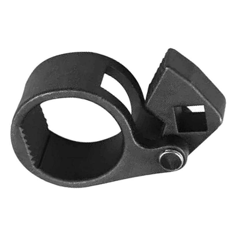 Garosa Steering Gear Rudder Wrench 1/2 Inches Hole Multifunctional Steering Rod Wrench 27-42mm Black Chrome Vanadium Steel Rudder Disassembly Remover