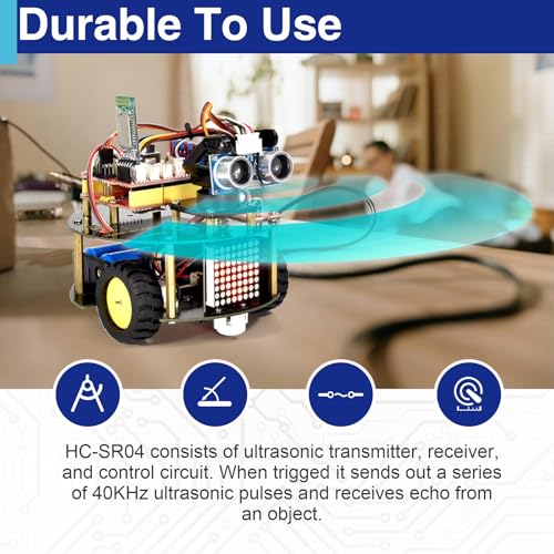 4PCS HC-SR04 Ultrasonic Distance Sensor Modules with Brackets