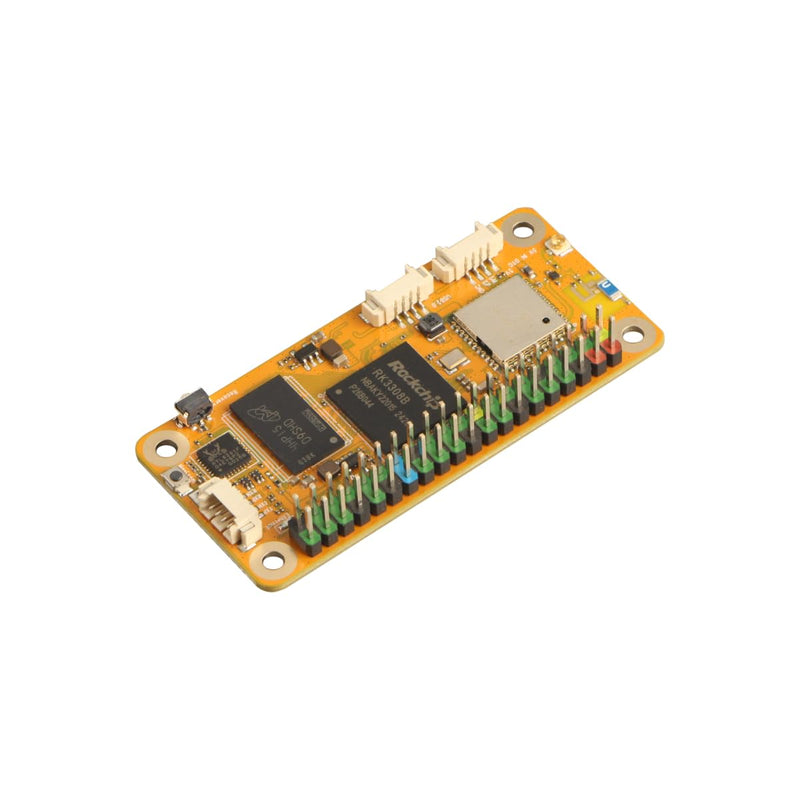Radxa Rock Pi S0,RK3308B 4-core CPU,100Mbps Ethernet,WF4 & BT5, eMMC,Single Board Computer (512, MB) 512 MB